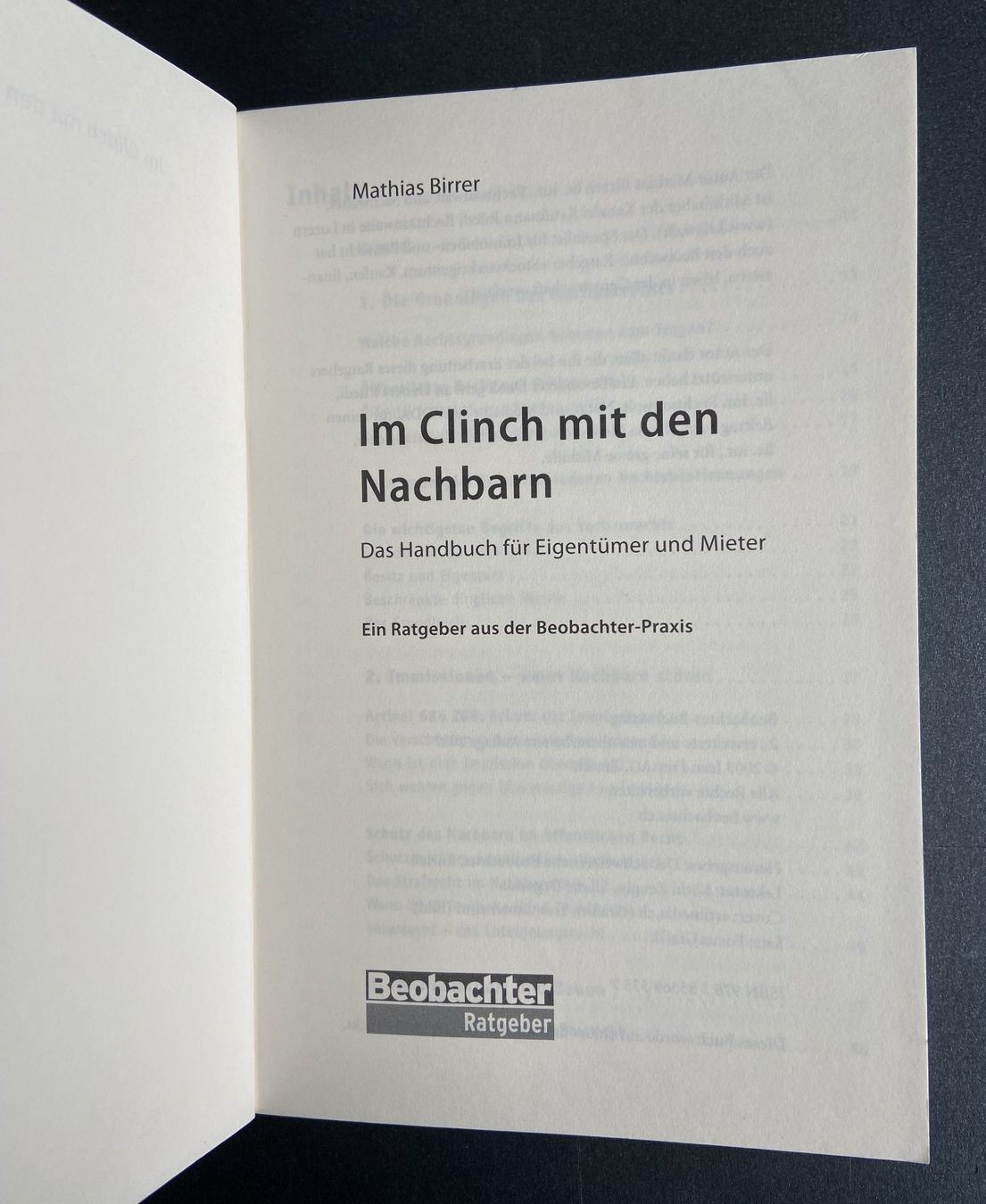 Bücher: Buch "Im Clinch mit den Nachbarn" – Gebraucht aus Böckten von Hansi36 1
