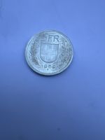 Silbermünze 5 Fr. Schweiz jg 1969