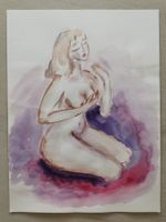 Natalie Belenki (Belenkaya) – 03 Aquarell Akt 2008 24x32