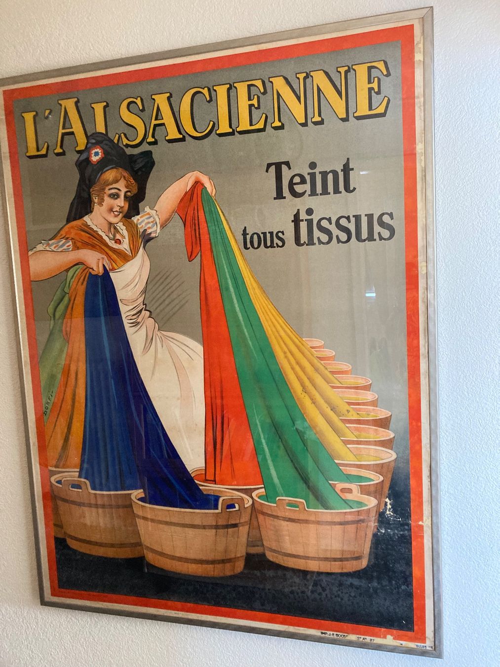 Posters & Illustrations: Antikes Plakat "L'Alsacienne", gerahmt – D'occasion à Thalwil par Timtilla 1
