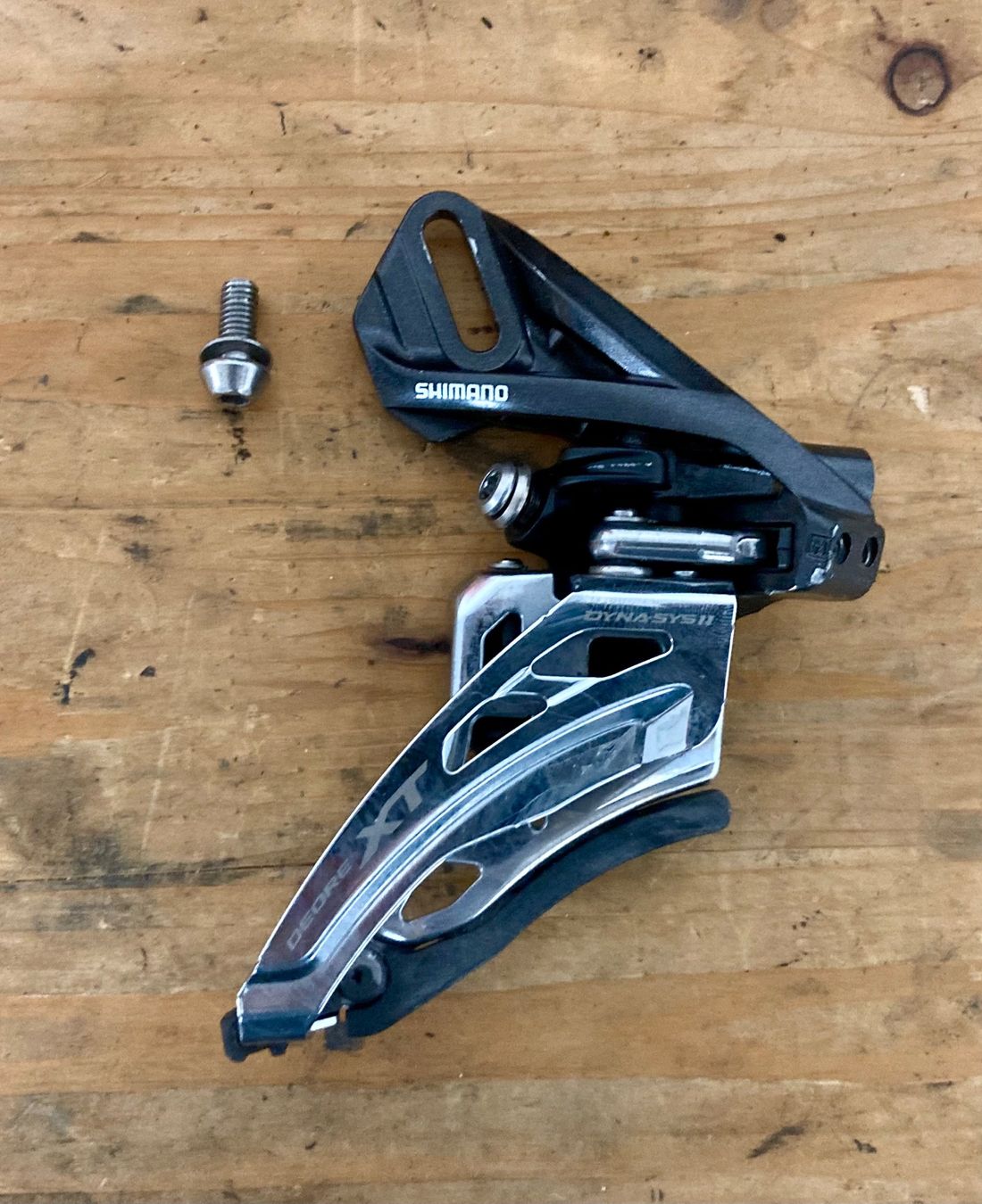 Shimano Pezzi di ricambio: Dérailleur avant Shimano Deore XT Dyna-Sys 2 plateaux – Usato da Cousset venduto da xgi_c7z6