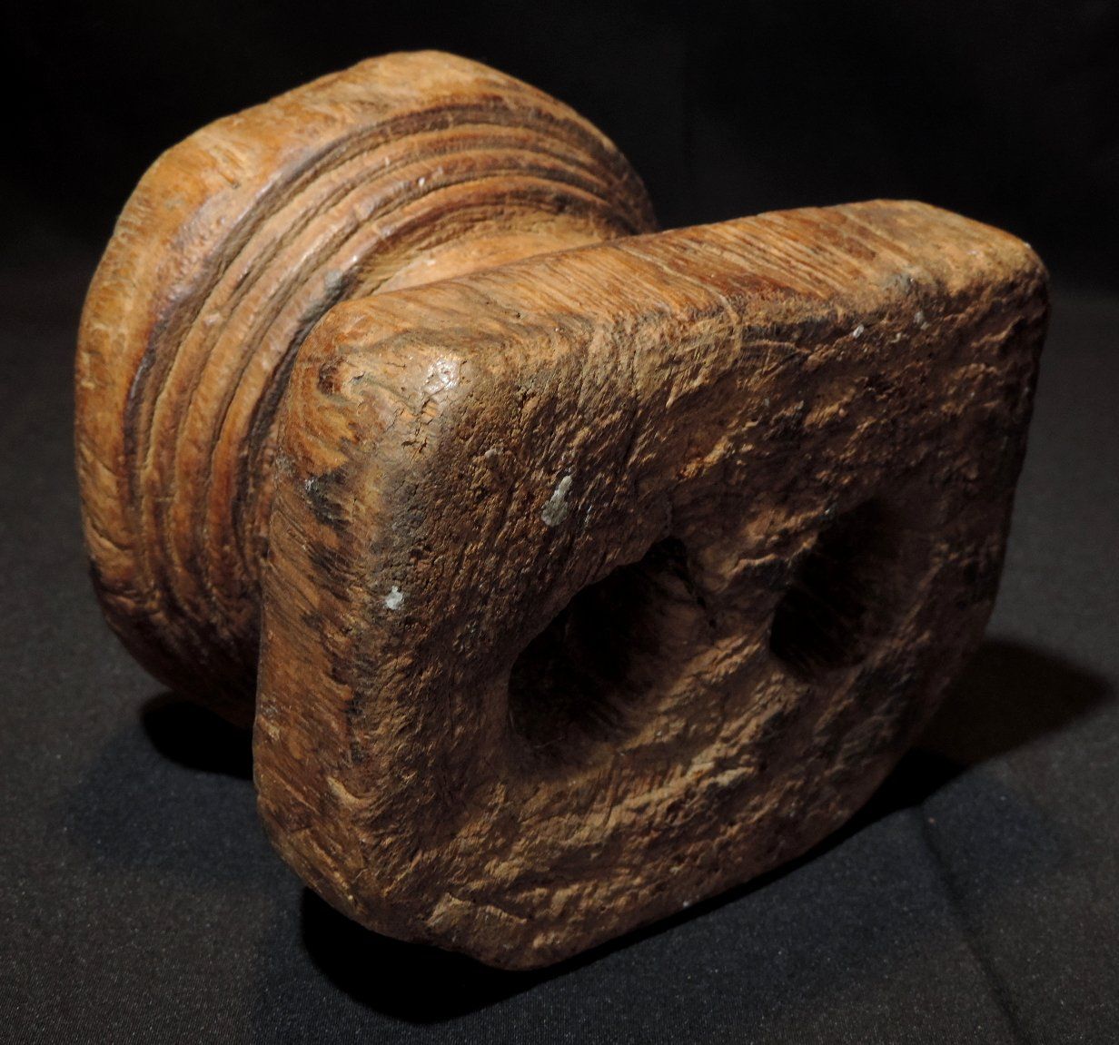 Portacandele: Antiker, indischer Kerzenhalter Holz – Usato da Duggingen venduto da roterbambus 4