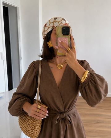 🤎Celine Tuch 58x58 cm Vintage