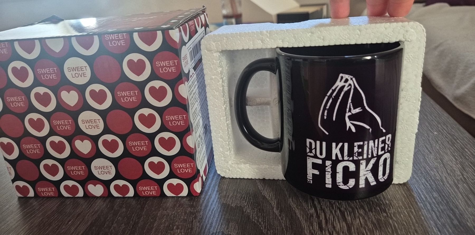 Tazze: Tasse "Du kleiner Ficko" mit Geschenkbox – Nuovo e nell'imballaggio originale da Zofingen venduto da Just_That_Thing 1