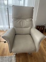 Relaxsessel Leder creme von Möbel Egger