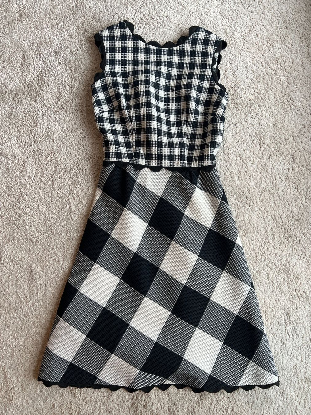 Kleider: Superbe robe vichy vintage 60s taille 34-36 – Neu (gemäss Beschreibung) aus Granges (Veveyse) von Hey-ya 4