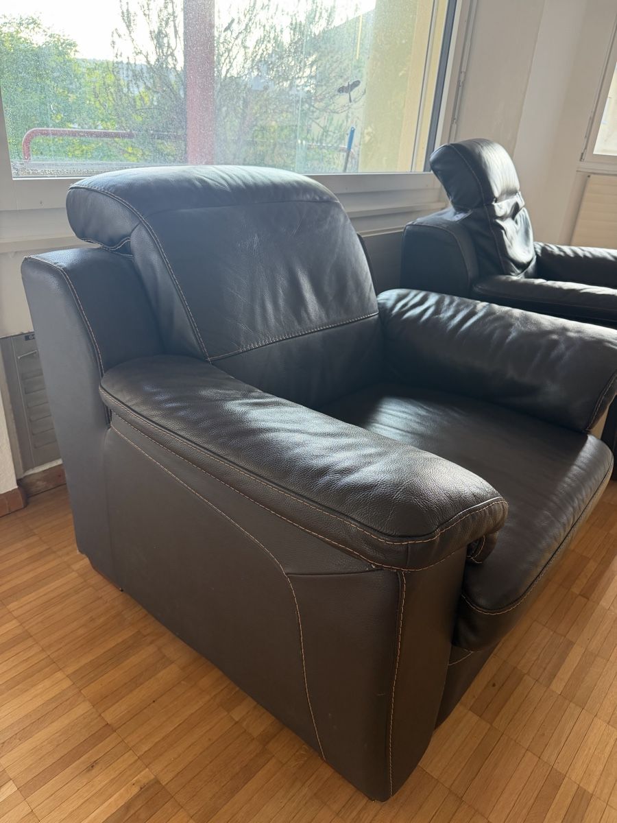Poltrone: LEDERSESSEL BRAUN GRATIS – Usato da Dübendorf venduto da ame_m57w 2