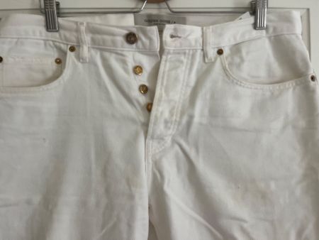 Golden Goose Jeans, Loose Fit, weiss, 33