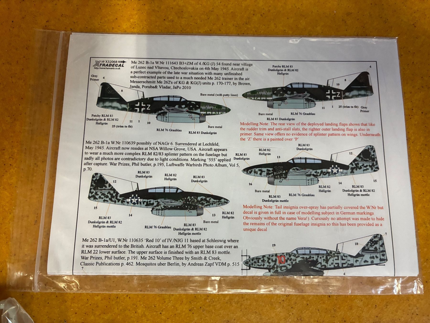 Revell Kit di modellismo & Modellini statici: Messerschmitt Me -262 1:32 Revell – Nuovo e nell'imballaggio originale da Rapperswil BE venduto da Silverwings 3