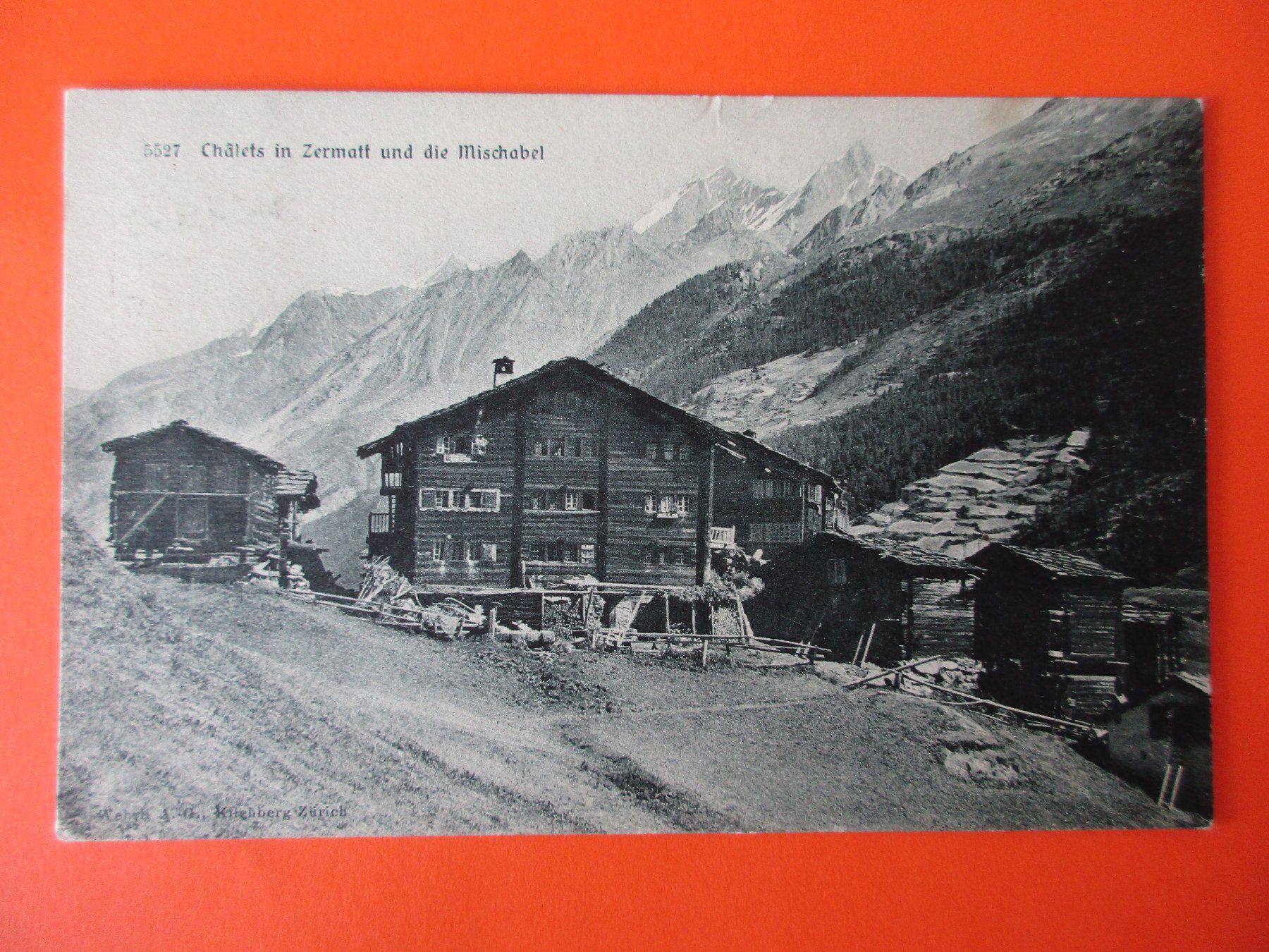 Cartoline postali: ZERMATT, Mischabel / Gel. 1911 / Ansichtskarte – Usato da Eschenbach LU venduto da Jack1711