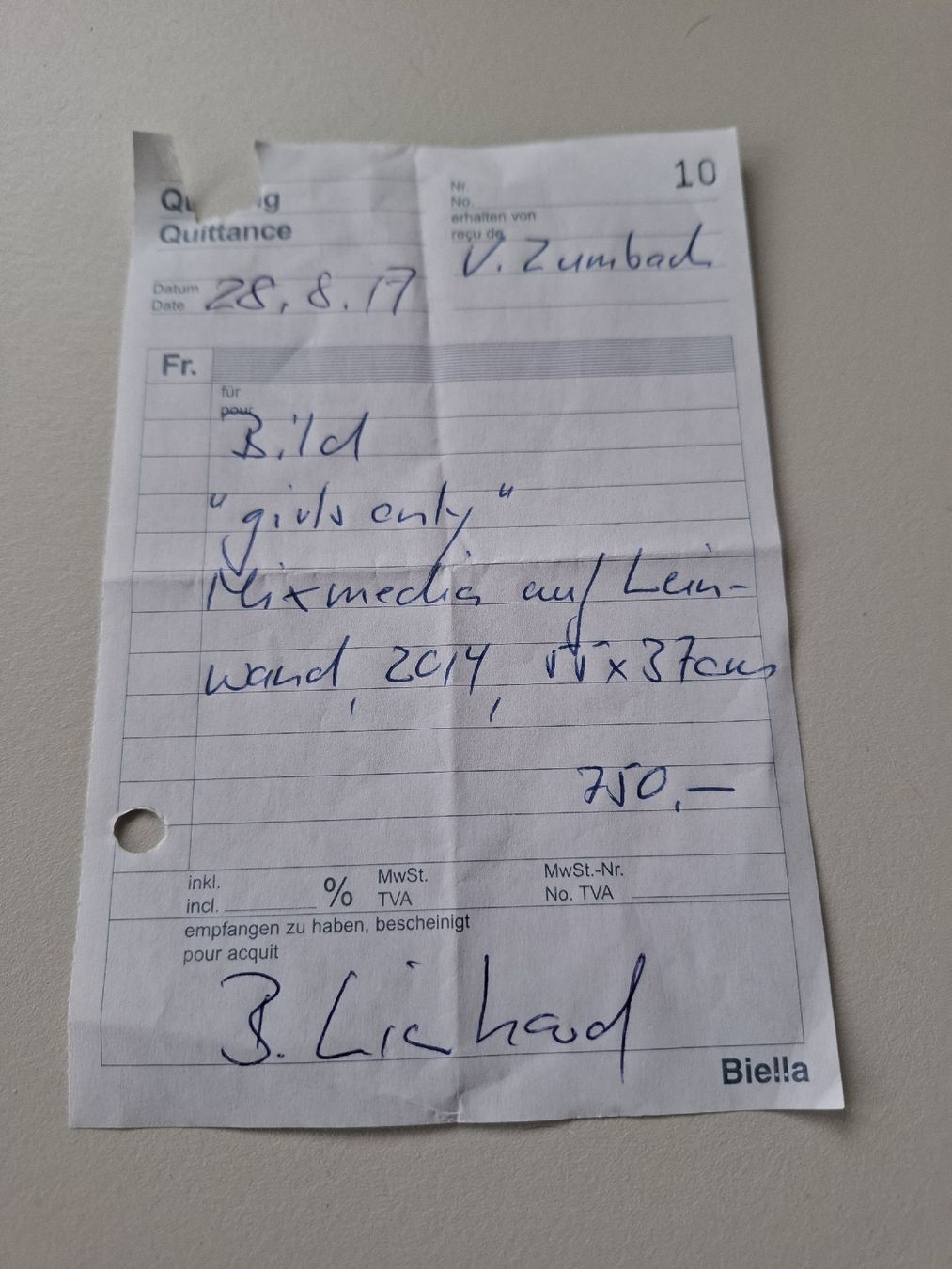 Dipinti: Gemaelde – Nuovo e nell'imballaggio originale da Erlinsbach SO venduto da Vdundee 1