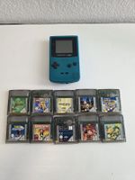 Nintendo Game Boy Color türkis mit 10 Spielen gebraucht
