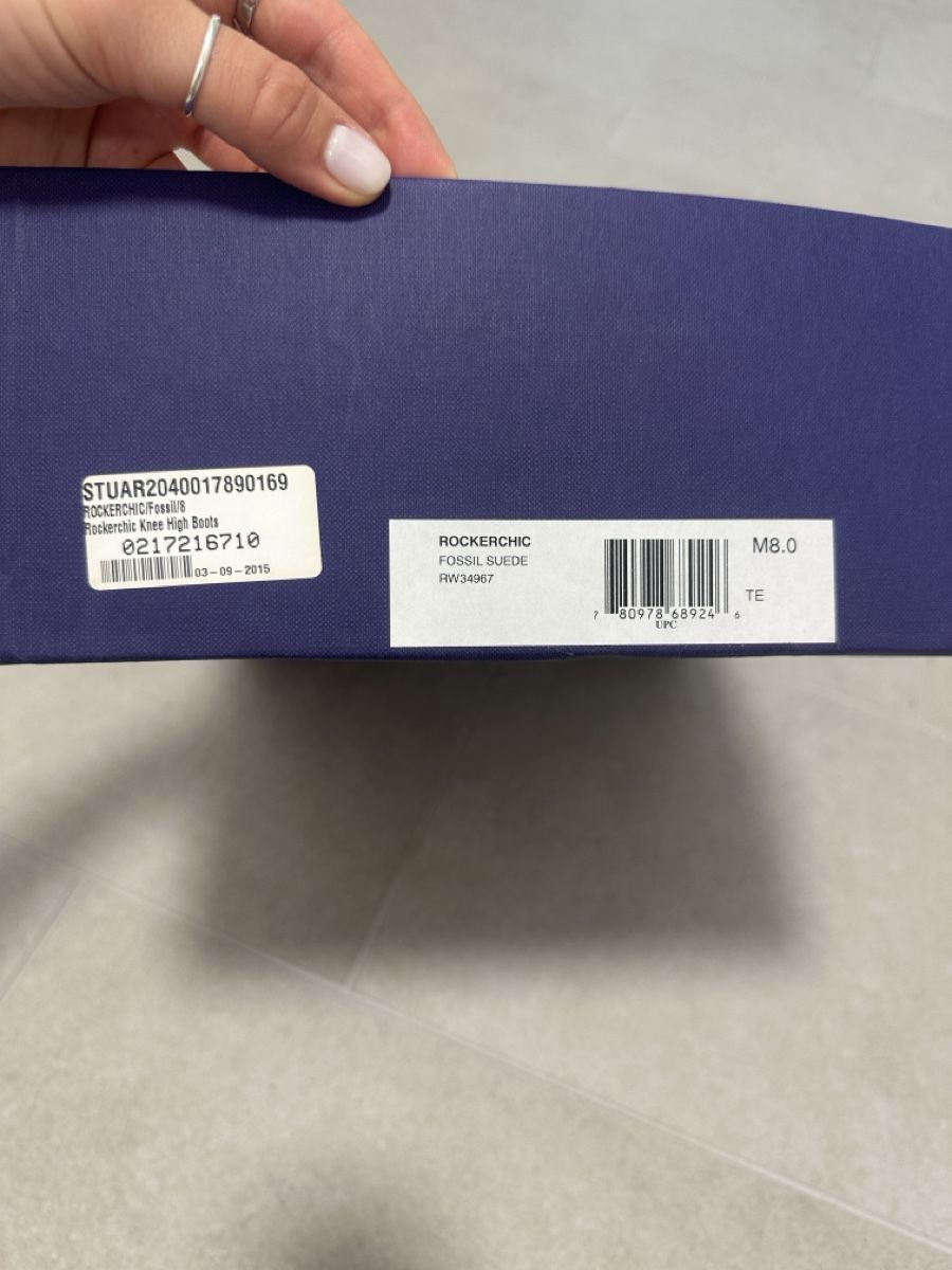 Stuart Weitzman Damenschuhe: Stuart Weitzman Fossil Suede Overknee Boots, Size 8 – Neu (gemäss Beschreibung) aus Zürich von Halloumi8003 6