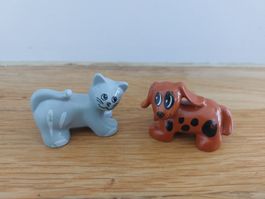LEGO Duplo Hund und Katze (Vintage, Tiere)