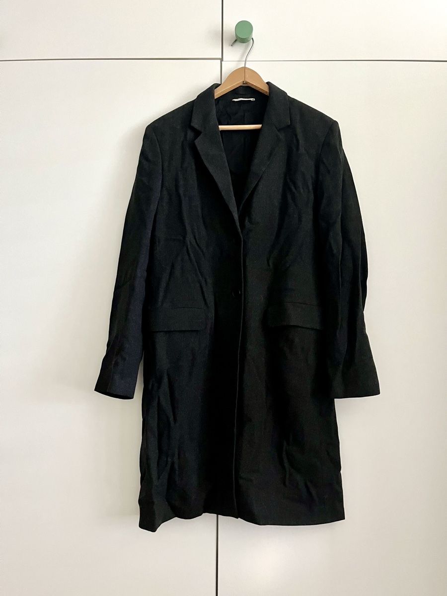 Max Mara Cappotti: Light Dark grey wool-blend coat – Usato da Zürich venduto da ali_celi