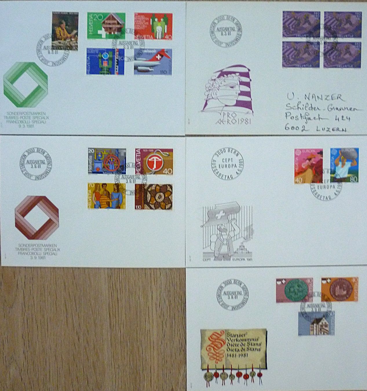 Tutti i francobolli: Über 100 FDC mit Sonder- und Dauermarken 1981-1996 – Nuovo (secondo la descrizione) da Frauenfeld venduto da ottoleo