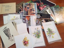 AK  carte postale Pro Infirmis et carte de voeux