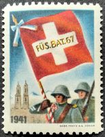 Soldatenmarke 2.WK, Füsilier Bat 67, Wi Inf 407