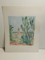Aquarell signiert - Bild Aquarell 30 x 23 cm  Papier handgem