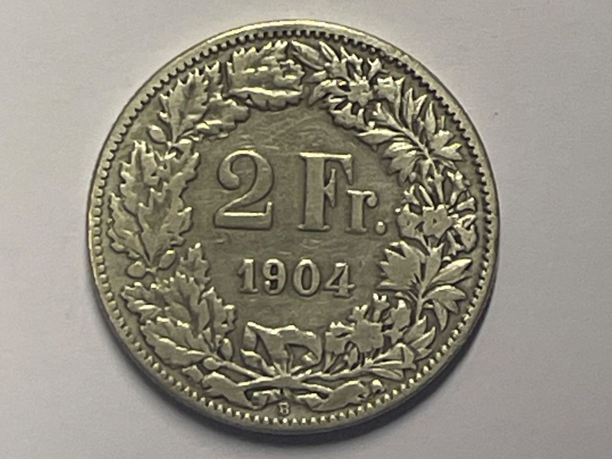 Tutti le monete: 2 Fr 1904 – Usato da Erlach venduto da rsci