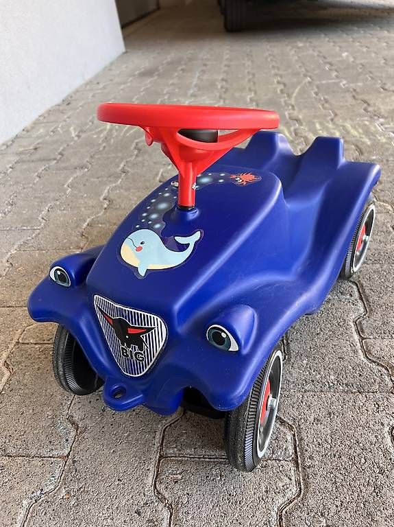 Véhicules pour enfants: Bobby Car mit Lenkrad  Dunkelblau – D'occasion à Luzern par Tanja.z