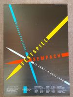 Original-Kleinplakat Festspiel Sempach (1986)