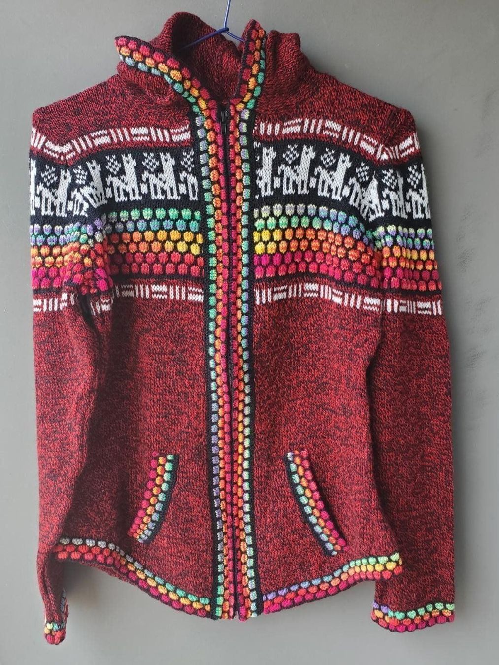 Giacche: wunderschöne Alpaca Strickjacke Pulli, Gr S-M, Neu!! – Nuovo (secondo la descrizione) da Lima- Peru venduto da Alpaka-Haus 6