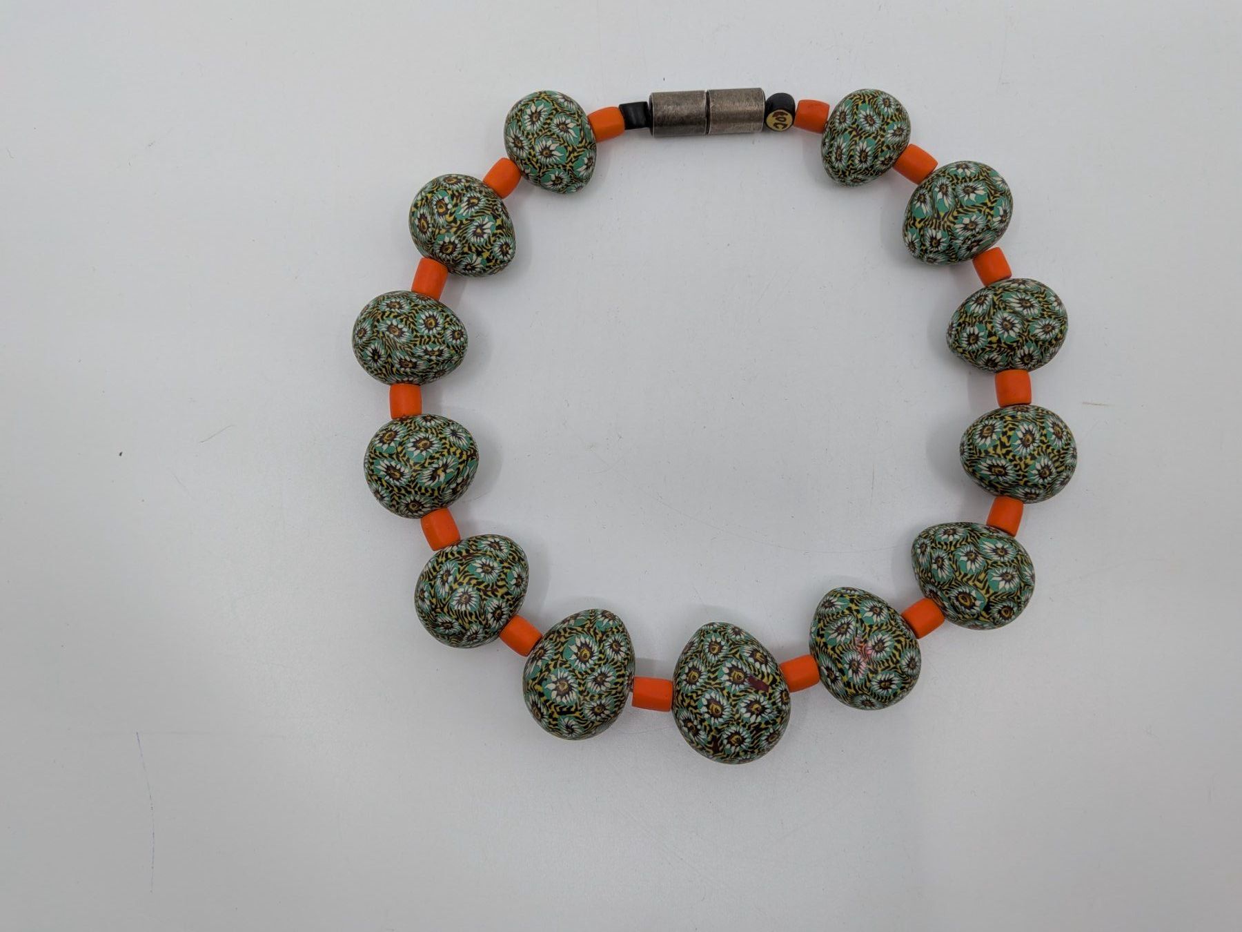 Catenine: Halskette mit Millefiori Muster – Usato da Emmen venduto da magelan 6
