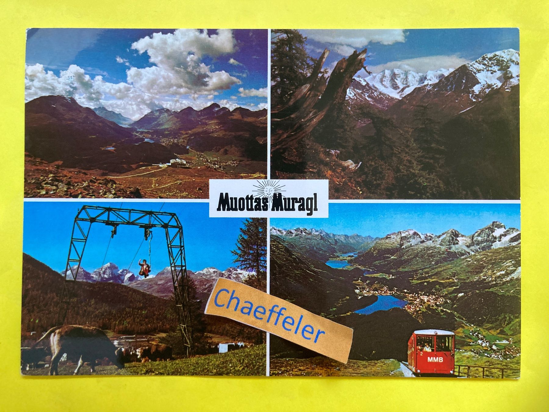 Cartes postales: Muottas Muragl – D'occasion à Zürich par Chaeffeler