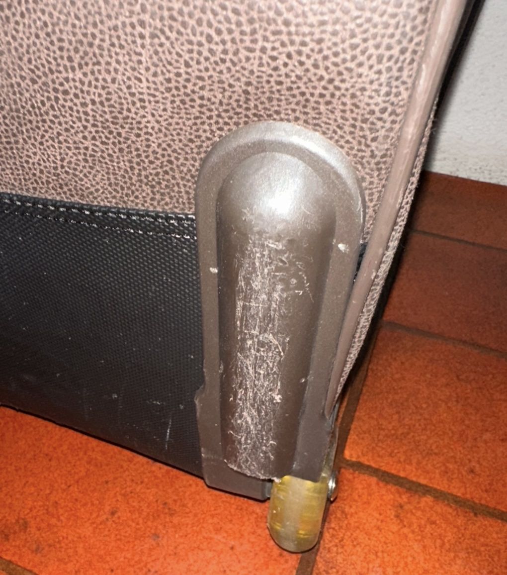 Valigie: Rollkoffer, Koffer, Braun, Leder, elegant – Usato da Zollikon venduto da into-the-west 6