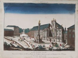 Augsburg Guckkastenbild um 1750
