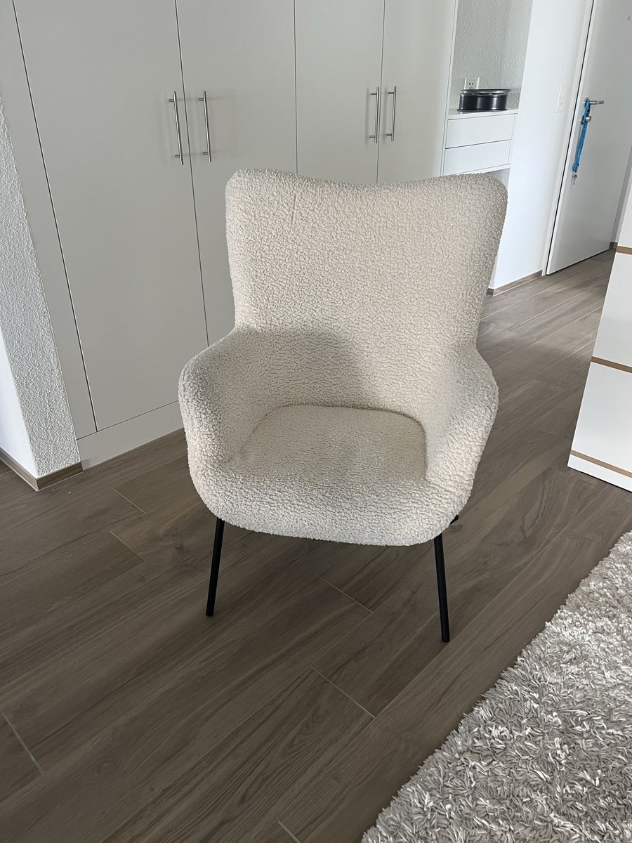 Sessel: Sessel House Nordic Glasgow weiss – sehr guter Zustand – Gebraucht aus Mauren von Ursula_Pfitzenmaier