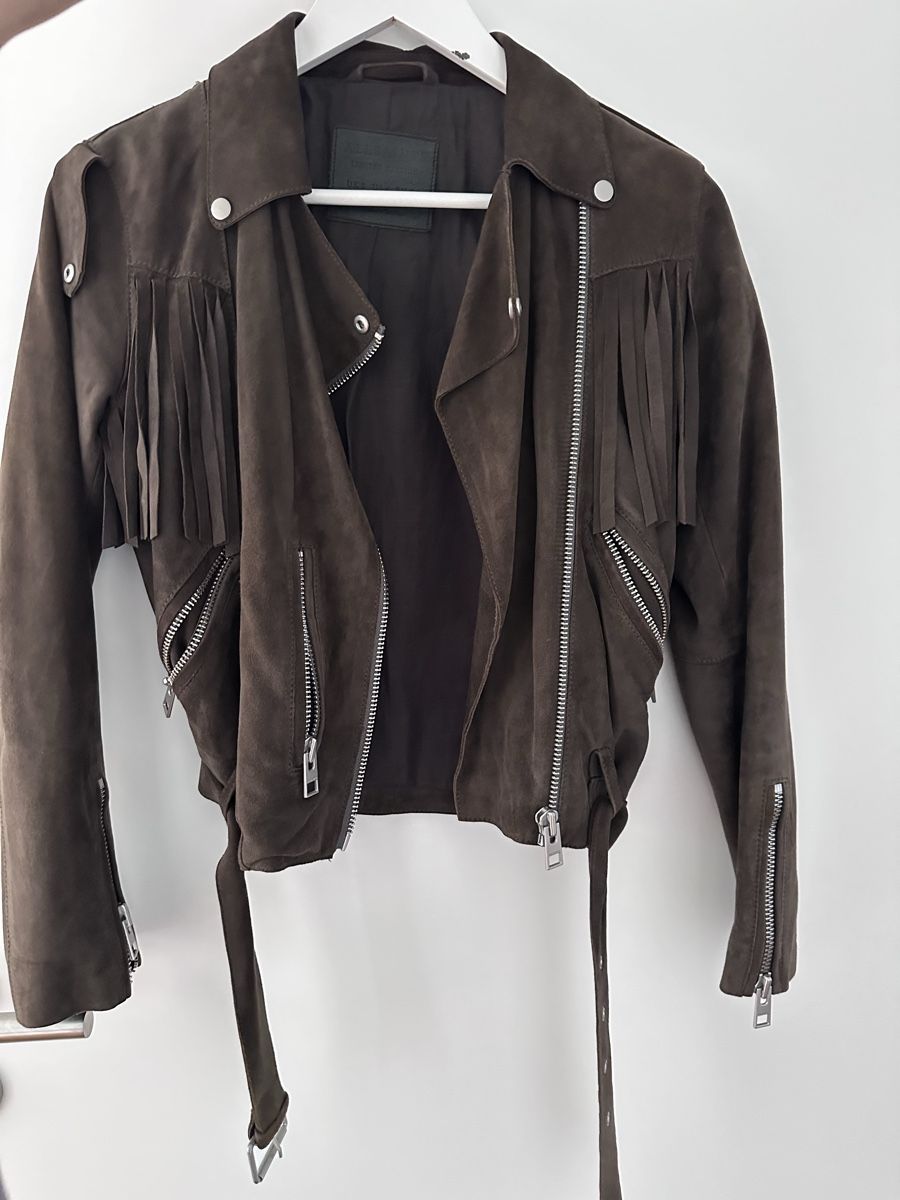 Allsaints Giacche: All Saint Wildlederjacke – Usato da Laufen venduto da BABA812