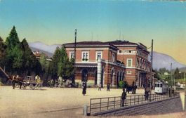 Lugano TI Stazione SFF, um 1910