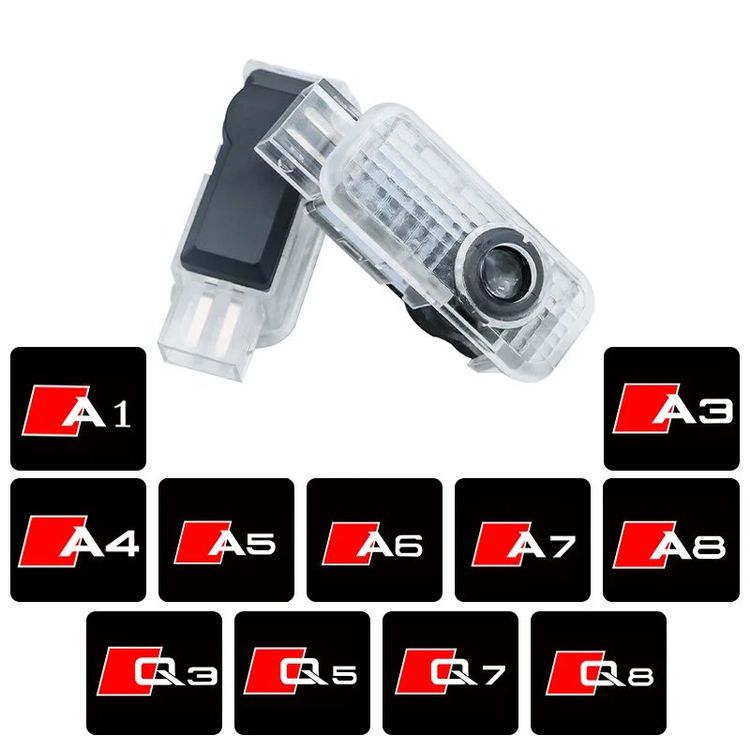 Original Audi Sport LED Einstiegsbeleuchtung Tür Logo Projektor für viele  Audi 