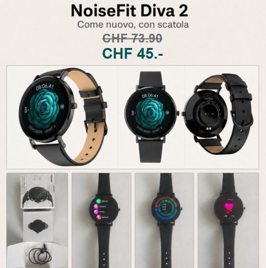 Smartwatch: SmartWatch NoiseFit Diva 2  – Nuovo (secondo la descrizione) da Camorino venduto da eli_hnw9