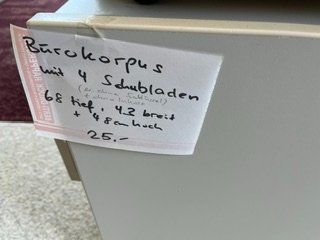 Banconi: Schubladencontainer/Rollcontainer mit 4 Schubladen – Usato da Mosnang venduto da KurtHe 4