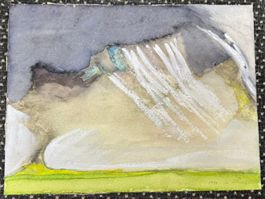 Aquarell Landschaft signiert Margret Künzi- Schär (ID b4950)