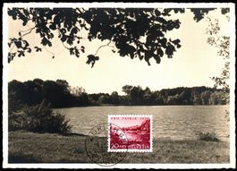 Maximumkarte MK Katzensee Affoltern Pro Patria B76 von 1956
