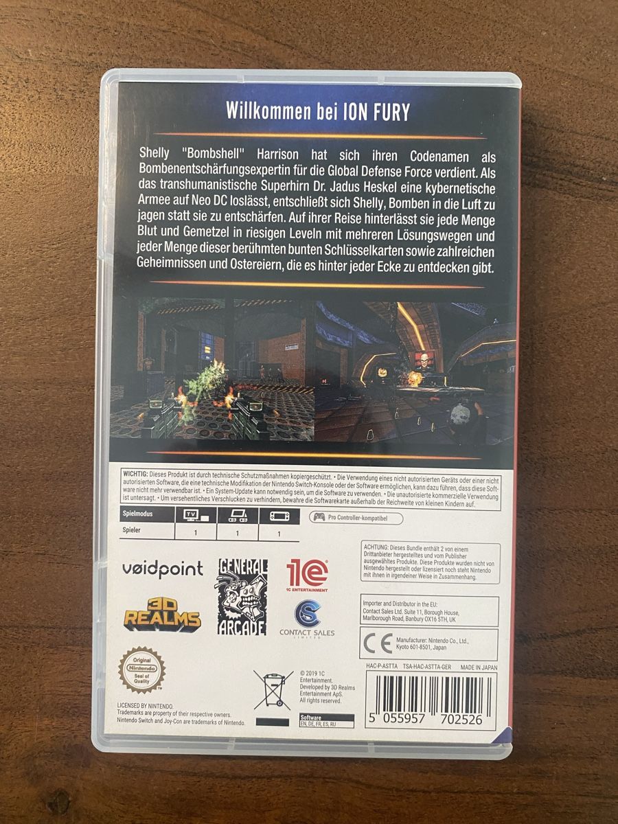 Nintendo Giochi: Ion Fury für Nintendo Switch – Usato da Thunstetten venduto da Virus_33 2
