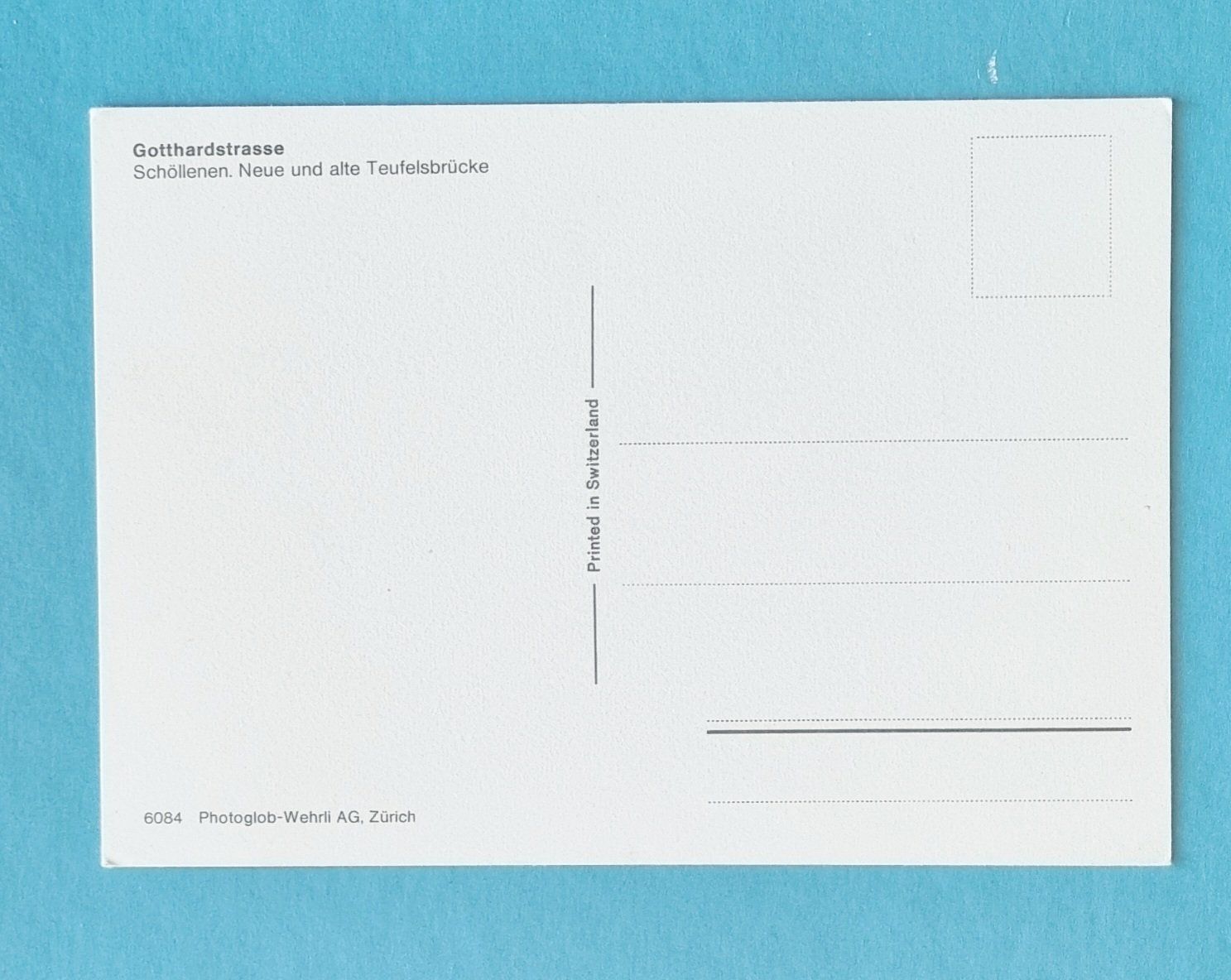Cartoline postali: Gotthardstrasse - Schöllenen - Teulfelsbrücken - Postauto – Usato da Rothrist venduto da RROENK 1