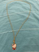 Kette mit Hello Kitty Anhänger goldfarben 