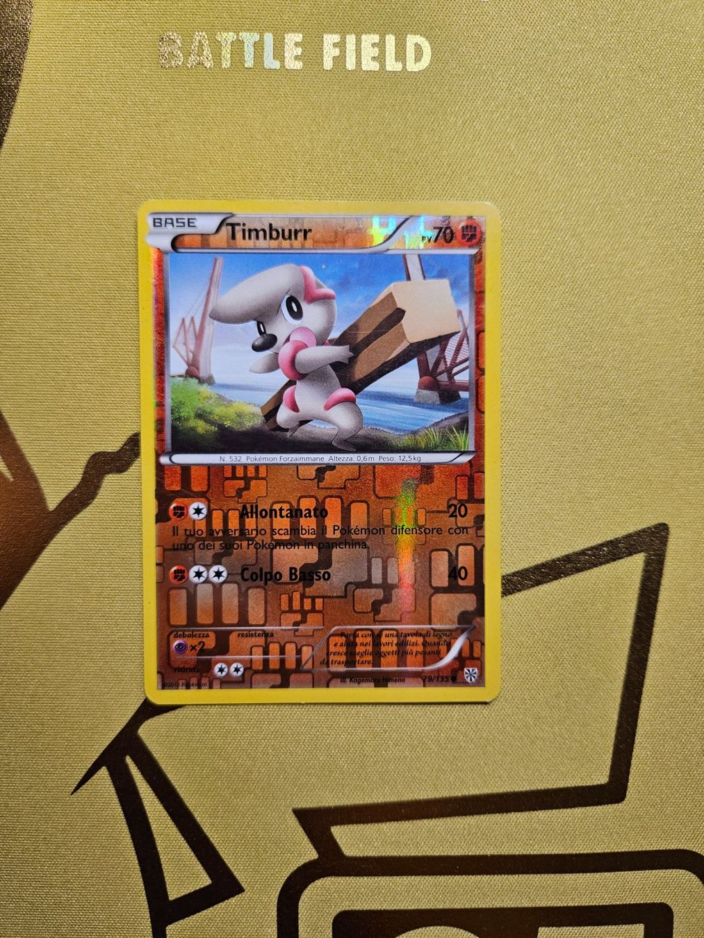 Pokémon Sammelbilder & Trading cards: Plasma Storm - Timburr – Gebraucht aus Bellinzona von Pokemarco