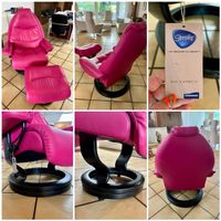 Stressless Sessel + Hocker (Sunrise Pink)