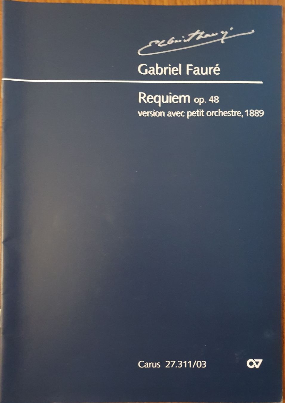 Libri: Gabriel Fauré - Requiem op. 48 - Partitur, neu – Nuovo (secondo la descrizione) da Zürich venduto da Philotimo