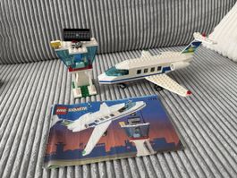 Lego System Set 1775 Flugzeug mit Tower gebraucht