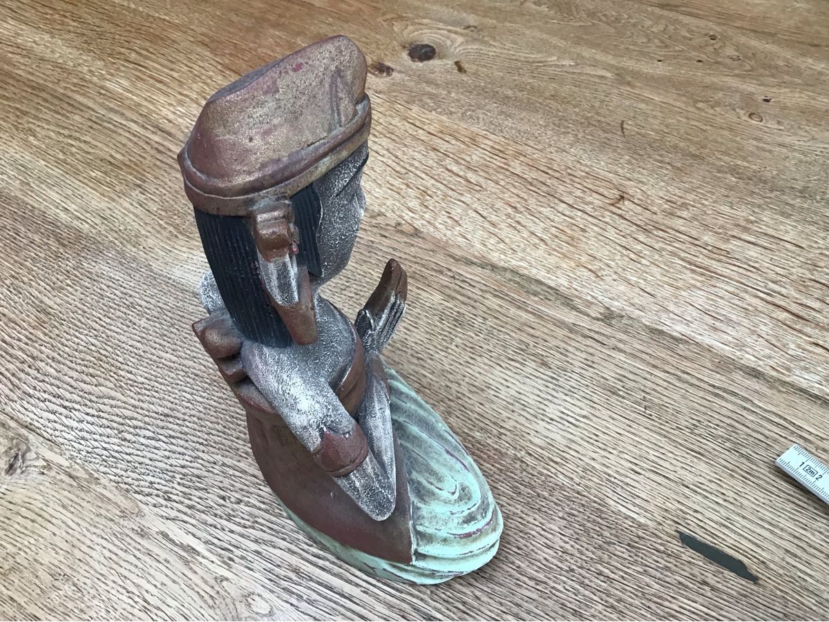 Statuette: Zwei Holzfiguren, Asien – Usato da Rodersdorf venduto da trueegg 2