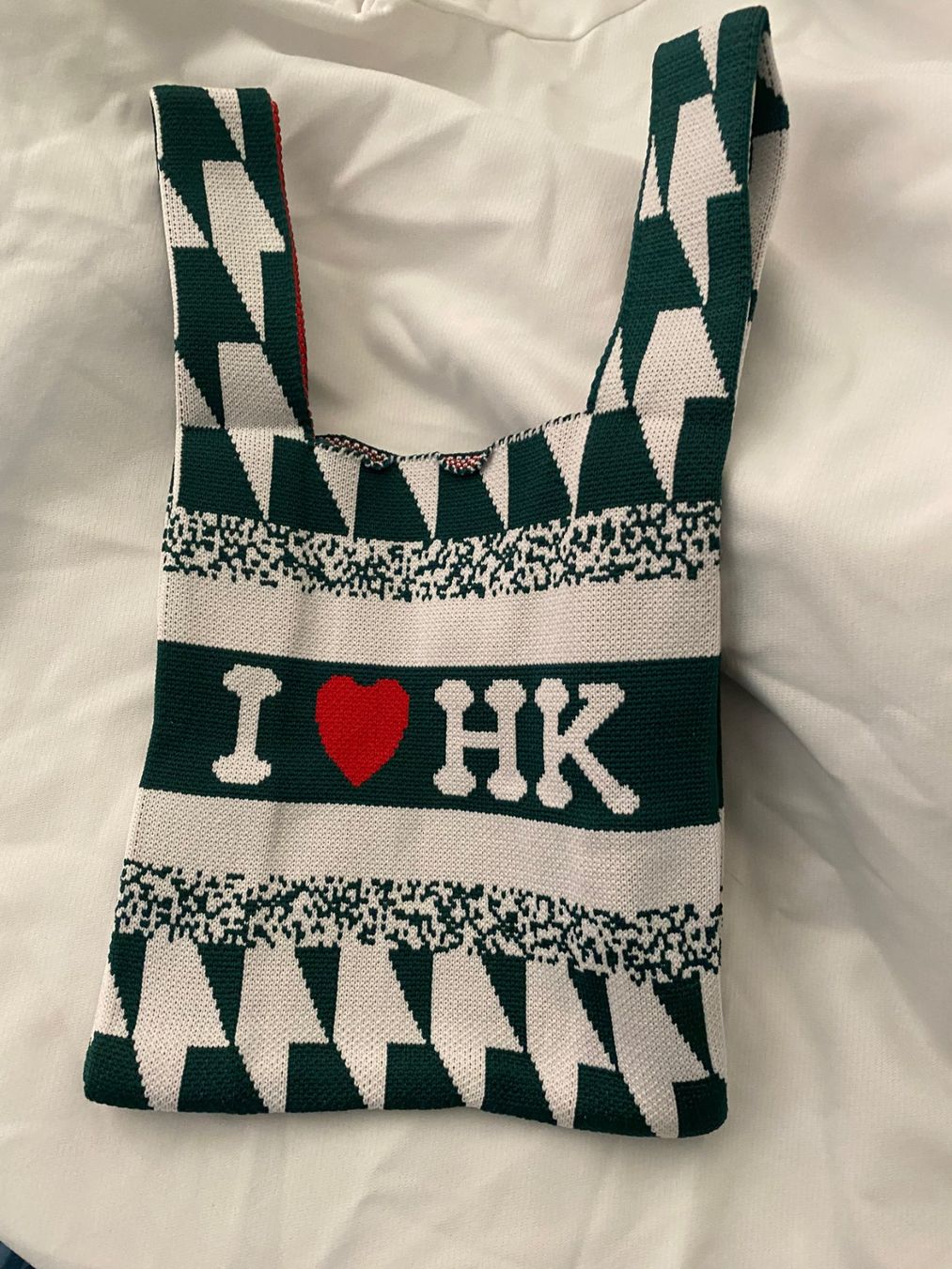 Taschen: Kleines Stoff-Täschli  I Love HK – Neu (gemäss Beschreibung) aus Allenwinden von Obalu 2