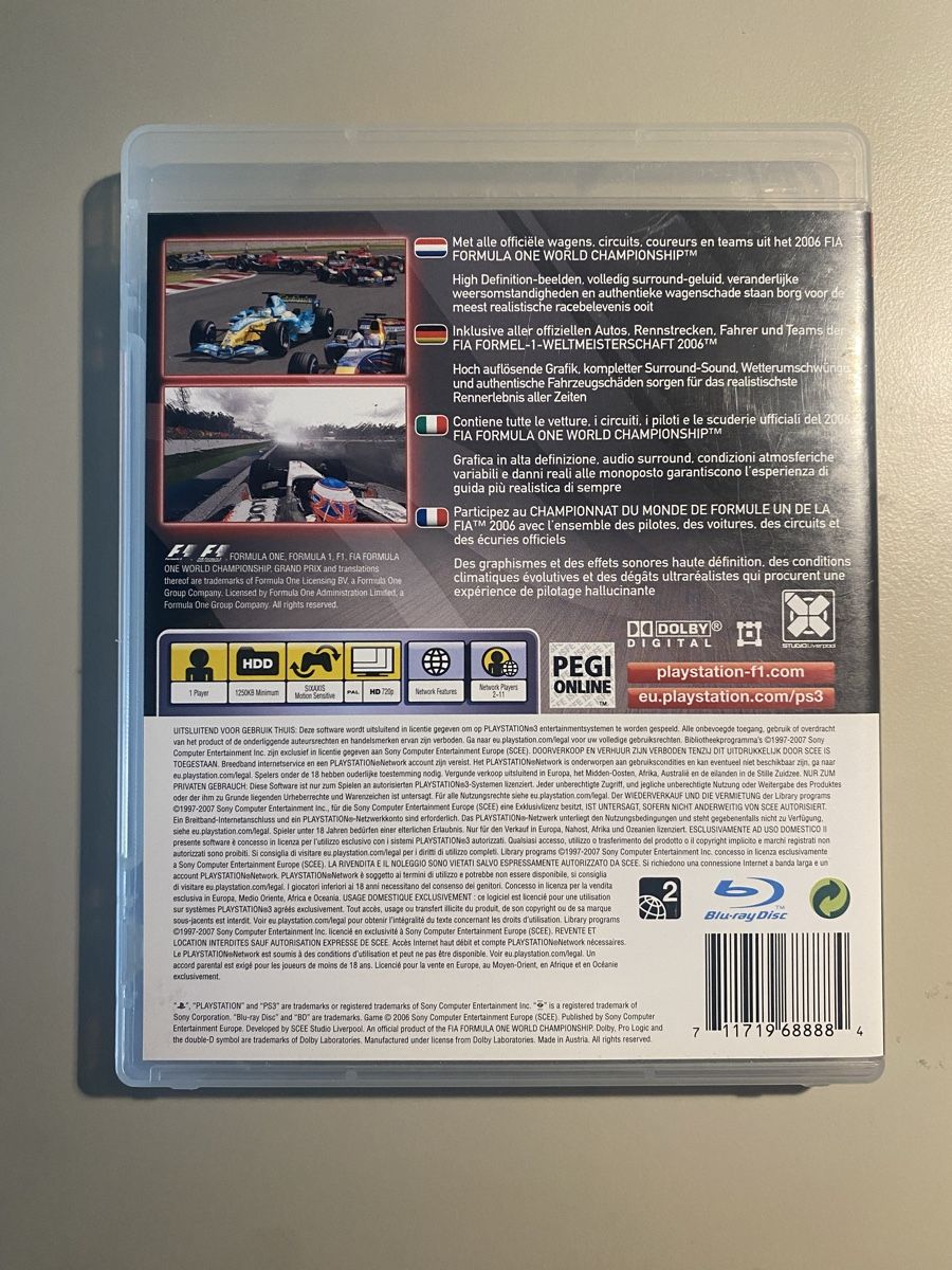 Sony Giochi: Formula One Championship Edition für PS3 – Usato da Thunstetten venduto da Virus_33 2