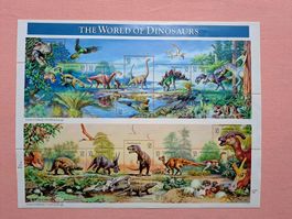 toller Markenbogen Dinosaurs USA postfrisch 1996